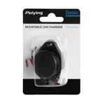 Peiying Basic USB+USB-C Autolader 12V - 1x USB-A - 1x USB-C, Verzenden, Nieuw