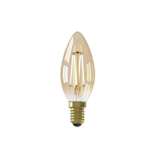 HEMA Led kaars goud E14 3.5W 200lm, Huis en Inrichting, Lampen | Overige, Nieuw, Verzenden