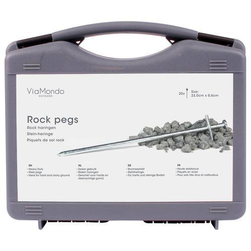 ViaMondo Rock Haringen Box 20st., Caravans en Kamperen, Tenten, Nieuw