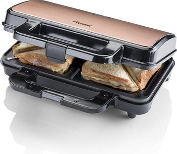 Bestron XL Tosti ijzer voor 2 Tostis, Tosti apparaat met beschikbaar voor biedingen