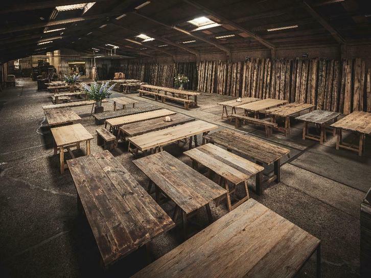 Oud Eiken Tafelbladen, Huis en Inrichting, Tafels | Eettafels, Gebruikt, Eikenhout, Grenenhout, Overige houtsoorten, Rechthoekig