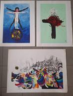 Raymond Moretti (1931–2005) - Set van 3 Gelimiteerde Litho’s, Antiek en Kunst