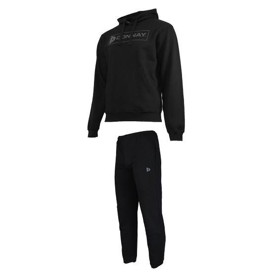 Donnay Donnay Heren - Joggingsuit Finn - Zwart, Kleding | Heren, Broeken en Pantalons, Nieuw, Verzenden