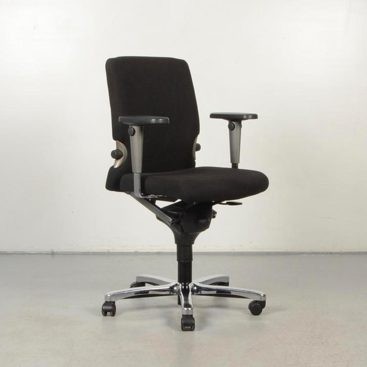 Bureaustoel Haworth Comforto 77 - Zwart - 3D armleggers, Zakelijke goederen, Kantoor en Winkelinrichting | Kantoormeubilair en Inrichting