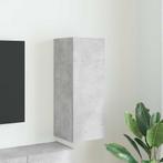vidaXL TV Wandkast Wandgemonteerd Beton 30 x 31 x 80 cm, Huis en Inrichting, Kasten | Televisiemeubels, Minder dan 50 cm, Verzenden
