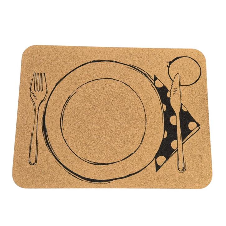 Kurk placemats set 4 stuks - Bestek, Huis en Inrichting, Keuken | Textiel, Ophalen of Verzenden