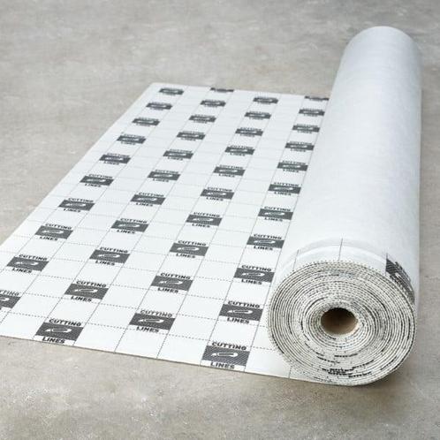 Ondervloer Max PU rubber 2mm loopgeluid, Doe-het-zelf en Verbouw, Isolatie en Afdichting, Minder dan 4 cm, 15 m² of meer, Nieuw