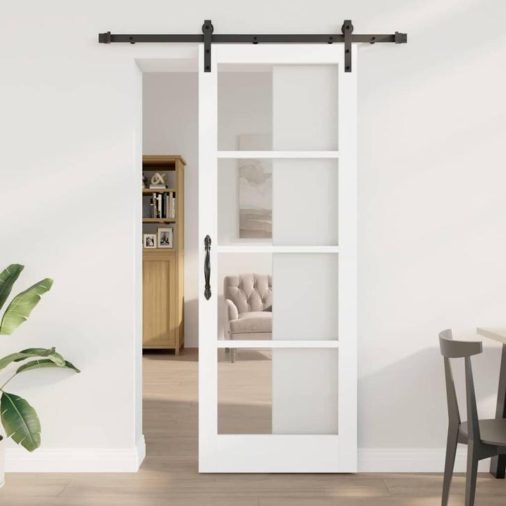 vidaXL Schuifdeur Anders ORKDAL Wit 78 x 211 cm, Doe-het-zelf en Verbouw, Deuren en Horren, Nieuw, Verzenden