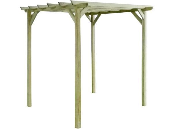 Veiling - VidaXL vrijstaande pergola 200x200x200cm, Tuin en Terras, Overkappingen, Nieuw