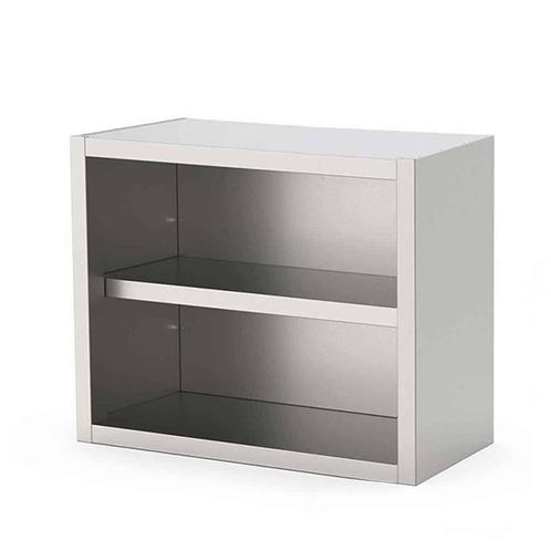 HCB Wandkast - open model - 100 cm - RVS, Zakelijke goederen, Horeca | Keukenapparatuur, Nieuw in verpakking, RVS Meubilair, Verzenden