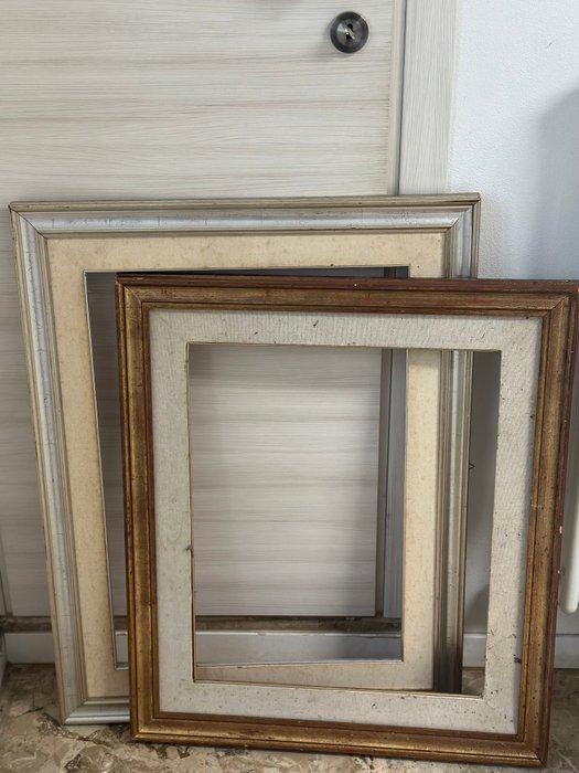 Lijst (2) - Hout - goudblad lijsten, Antiek en Kunst, Curiosa en Brocante