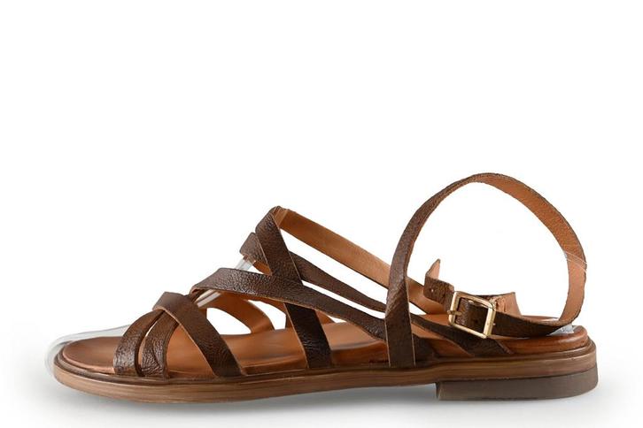 Ayana Sandalen in maat 39 Cognac, Kleding | Dames, Schoenen, Overige kleuren, Zo goed als nieuw, Sandalen of Muiltjes, Verzenden