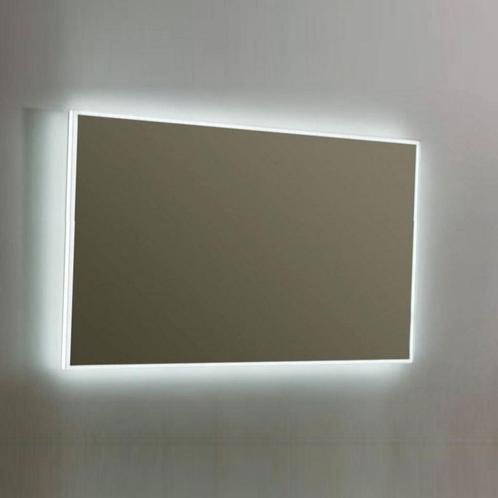 Spiegel Sanilux Mirror Infinity 100x70x4,1 cm Aluminium met, Doe-het-zelf en Verbouw, Sanitair, Bad, Nieuw, Ophalen of Verzenden