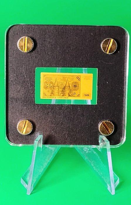Duitsland. Germania. 50 Marco Tedesco 1/500 oz .999/1000, Postzegels en Munten, Munten | Europa | Niet-Euromunten