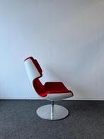 Fauteuil - Artifort Boson - design stoel - Rode stoffering -, Vergader- of Presentatieruimte, Ophalen of Verzenden, Gebruikt, Stoel
