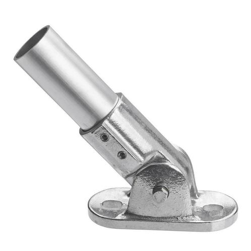 Buiskoppeling Voetplaat Ovaal Ø 48 mm Aluminium, Doe-het-zelf en Verbouw, IJzerwaren en Bevestigingsmiddelen, Nieuw, Verzenden