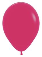 Ballonnen Raspberry 30cm 50st, Nieuw, Verzenden
