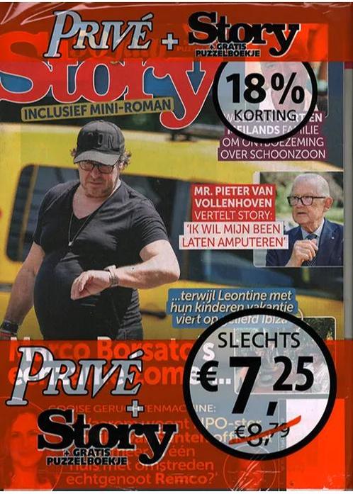 Pakket Story + Prive - 27 2024, Boeken, Tijdschriften en Kranten, Gossip of Showbizz, Nieuw, Verzenden