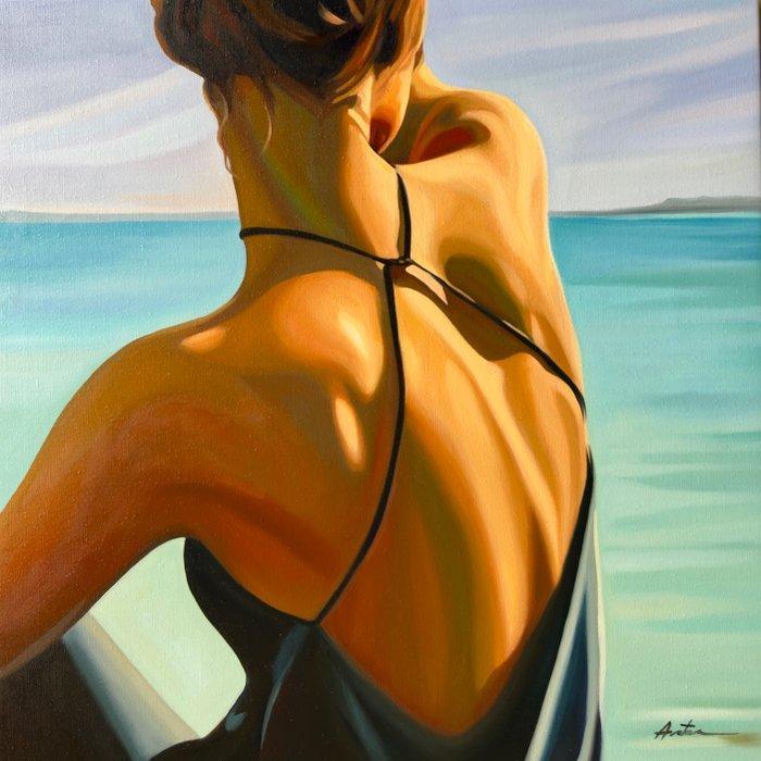 Laura Anton - Sunrise, Antiek en Kunst, Kunst | Schilderijen | Modern