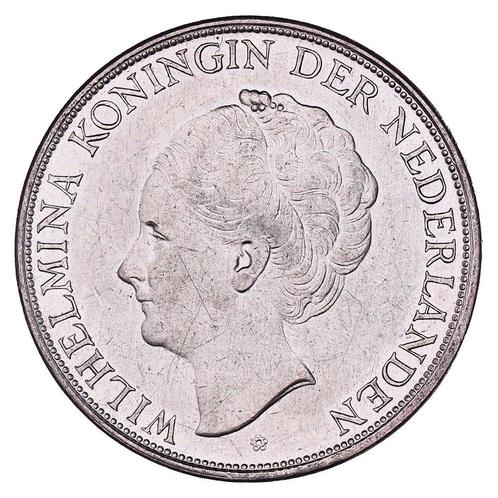 2½ Gulden 1943 Wilhelmina Pr, Postzegels en Munten, Munten | Nederland, Verzenden
