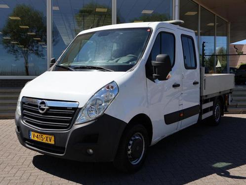 Opel Movano 2.3 CDTI BITURBO 145 PK HIAB LAADKRAAN PICK-UP, Auto's, Opel, Lease, Handgeschakeld, Overige carrosserieën, Wit, Financial lease