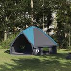 vidaXL Teepee Tent met dak Blauw en Grijs 490 x 410 x 210 cm, Verzenden, Nieuw