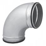Bocht 90º met afdichtingsrubber - geperst - Ø 80mm, Verzenden, Nieuw