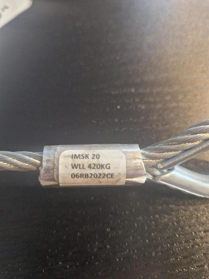 Sodiak Staalkabel tbv klepsluiting, Auto diversen, Aanhangwagen-onderdelen, Ophalen of Verzenden