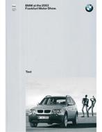 2003 BMW FRANKFURT HARDCOVER PERSMAP ENGELS, Nieuw, BMW, Author