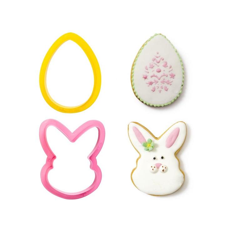 Koekjes Uitsteker Konijn en Ei, Hobby en Vrije tijd, Taarten en Cupcakes maken, Nieuw, Verzenden
