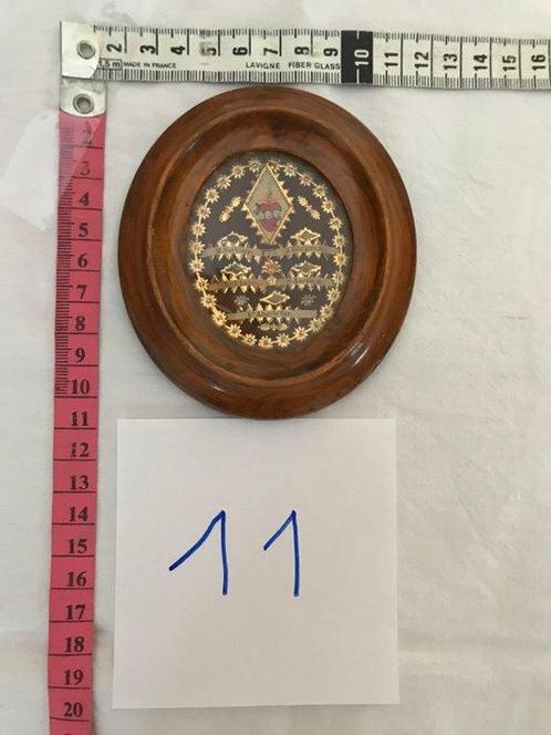Reliekhouder - Glas, Hout - 1950-1960 - Heilige Maagd -, Antiek en Kunst, Kunst | Niet-Westerse kunst