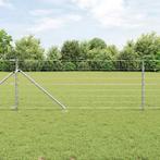 vidaXL Weidehekwerk Zilver 100 x 0.8 m Gegalvaniseerd staal, Verzenden, Nieuw, IJzer