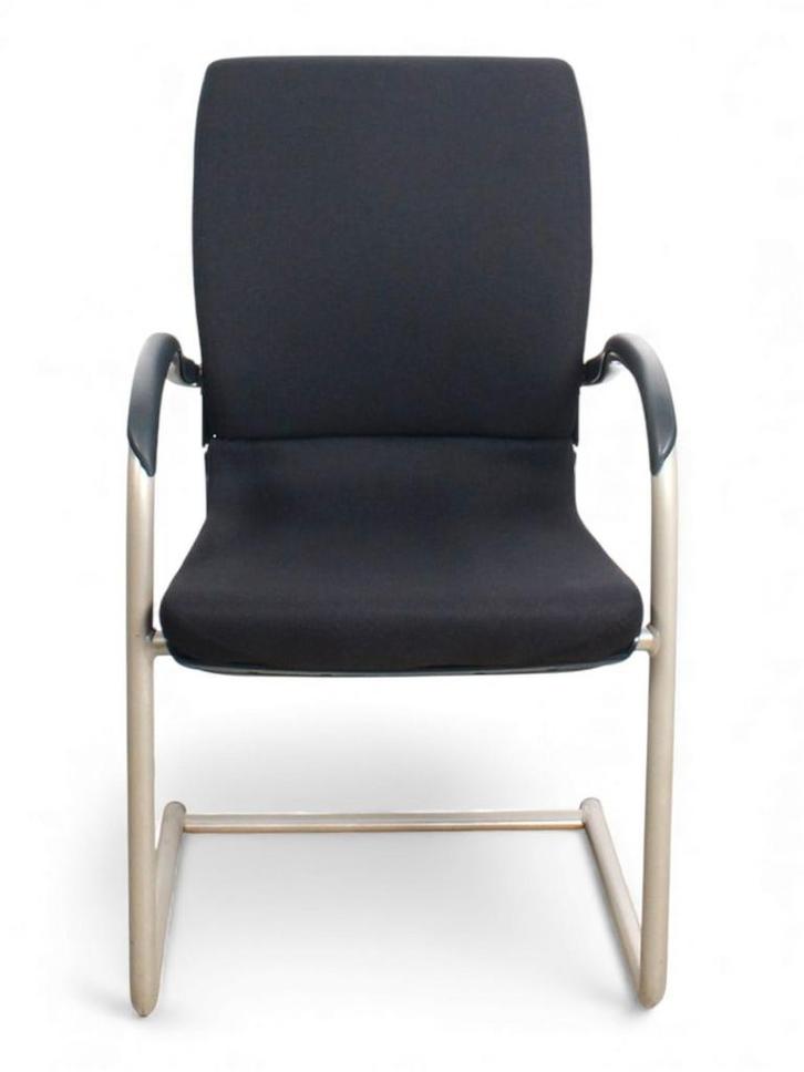 Ahrend 230 vergaderstoel, slede, zwart-grijs, Huis en Inrichting, Stoelen, Zwart, Nieuw, Ophalen of Verzenden