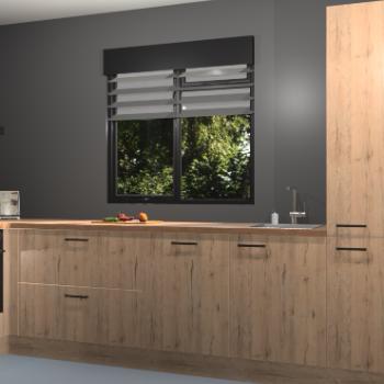 Madera Natuur keuken Luzern 57832, Huis en Inrichting, Keuken | Complete keukens, Verzenden