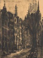 Albert Servaes (1883-1966) - Frauengasse in Danzig, Polen, Antiek en Kunst, Kunst | Schilderijen | Klassiek