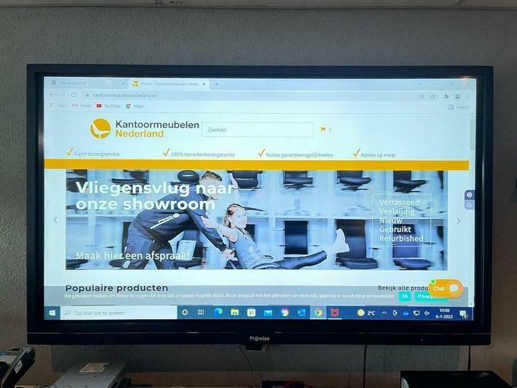 DIV. Prowise HD LED smartboard touchscreen monitor / scherm, Audio, Tv en Foto, Professionele Audio-, Tv- en Video-apparatuur