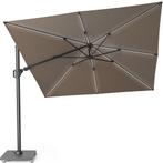 Challenger T2 glow premium parasol 300x300 cm antraciet, Ophalen of Verzenden, Nieuw