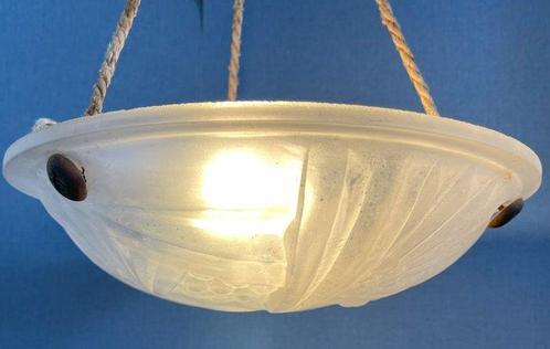 Plafondlamp - Glas - Art Deco, Antiek en Kunst, Kunst | Designobjecten