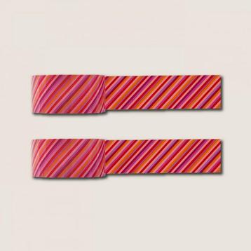 2 rollen Plakband 20mm - Funky small stripes beschikbaar voor biedingen