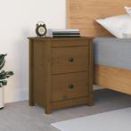 vidaXL Nachtkastje 50x35x61,5 cm massief grenenhout, Minder dan 45 cm, Verzenden, Nieuw, 55 tot 70 cm