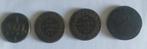 Frankrijk. Monnaie Obsidionale. Lot de 4 monnaies frappées