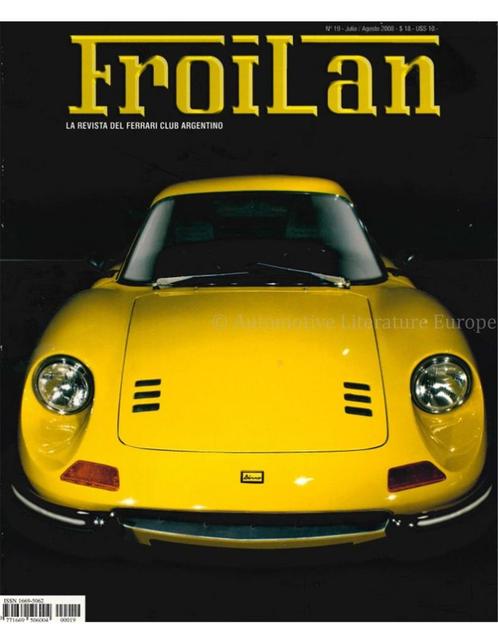 2008 FERRARI FROILAN MAGAZINE ARGENTINIE 19, Boeken, Auto's | Folders en Tijdschriften, Ferrari