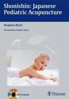 Shonishin Japanese Pediatric Acupuncture 9783131500618, Boeken, Zo goed als nieuw