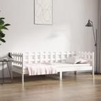 vidaXL Slaapbank zonder matras 90x190 cm massief grenenhout, 90 cm, Eenpersoons, Verzenden, Wit