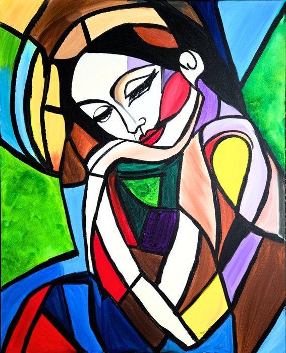 Mel Zyta - Thinking of you XL, Antiek en Kunst, Kunst | Schilderijen | Modern