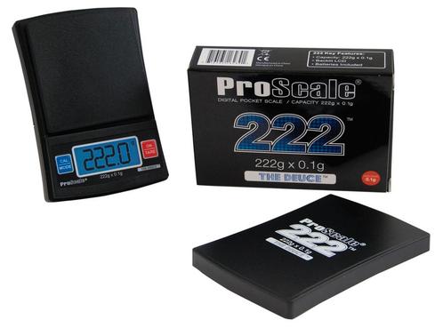 Proscale the Deuce Pocket weegschaal (222g x 0,1g), Doe-het-zelf en Verbouw, Weegschalen, Verzenden