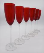 Tafelservies voor 6 (6) - Pois - Muranoglas - Flutè, Antiek en Kunst