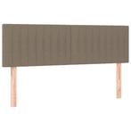 2 Hoofdborden 72cm - Taupe Stof - Tweedekansje - OP=OP!, Huis en Inrichting, Slaapkamer | Bedden, Verstelbaar, Beige, Nieuw, Stof