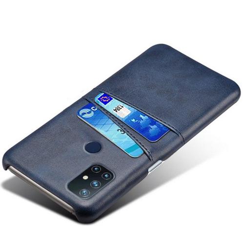 OnePlus Nord N10 5G Hoesje Slim Leder Kaarthouder Blauw, Telecommunicatie, Mobiele telefoons | Hoesjes en Frontjes | Overige merken