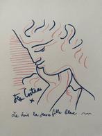 Jean Cocteau (1889-1963) - Je suis la jeune fille bleue